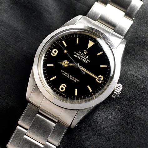 1016 rolex explorer 36mm steel automatic brown|Rolex explorer 1016 price.